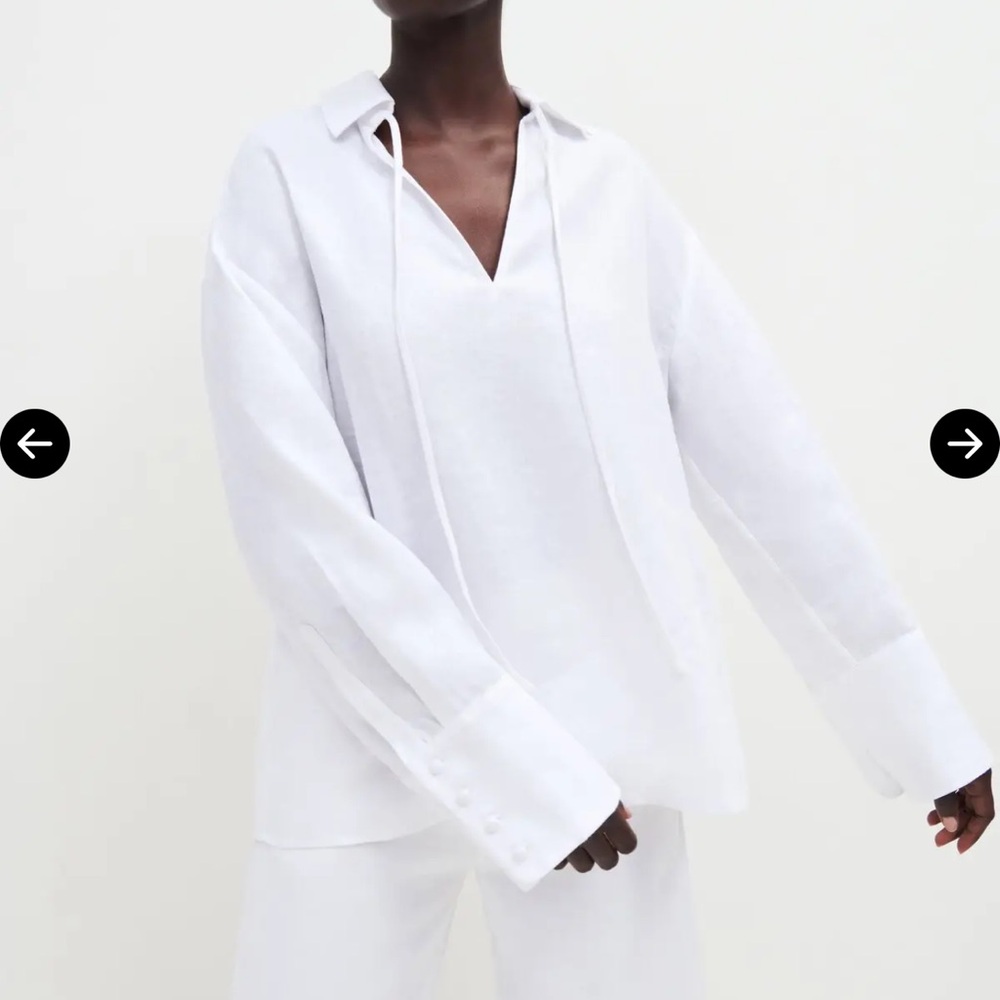 Reformation Linen Top - NWT Size Small